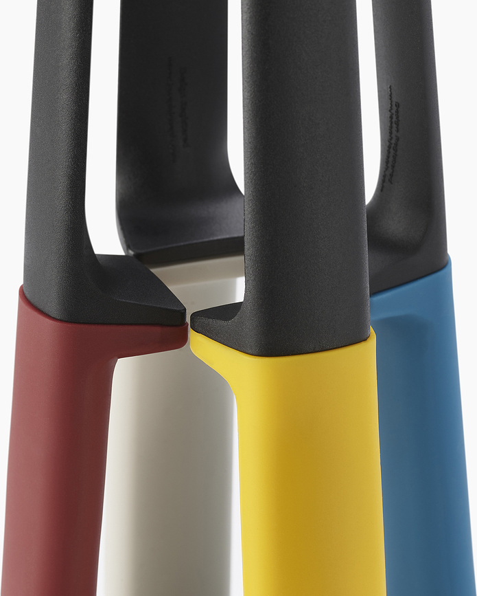 Juego de Utensilios de Cocina Elevate Slim, con soporte, multicolor, 5 piezas