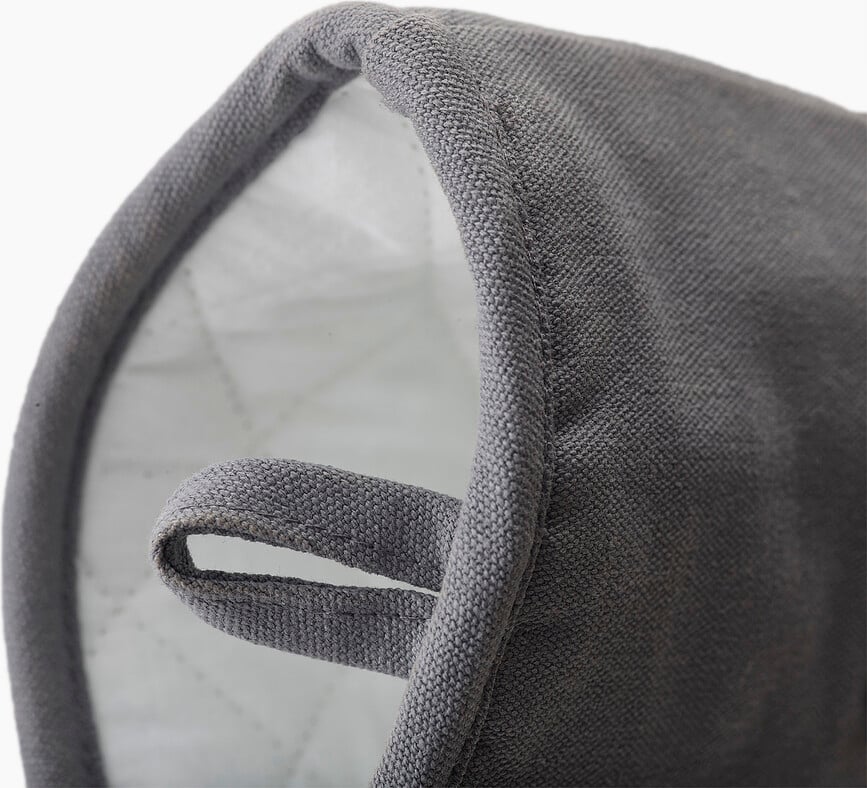 Manopla de cocina Pinch, gris