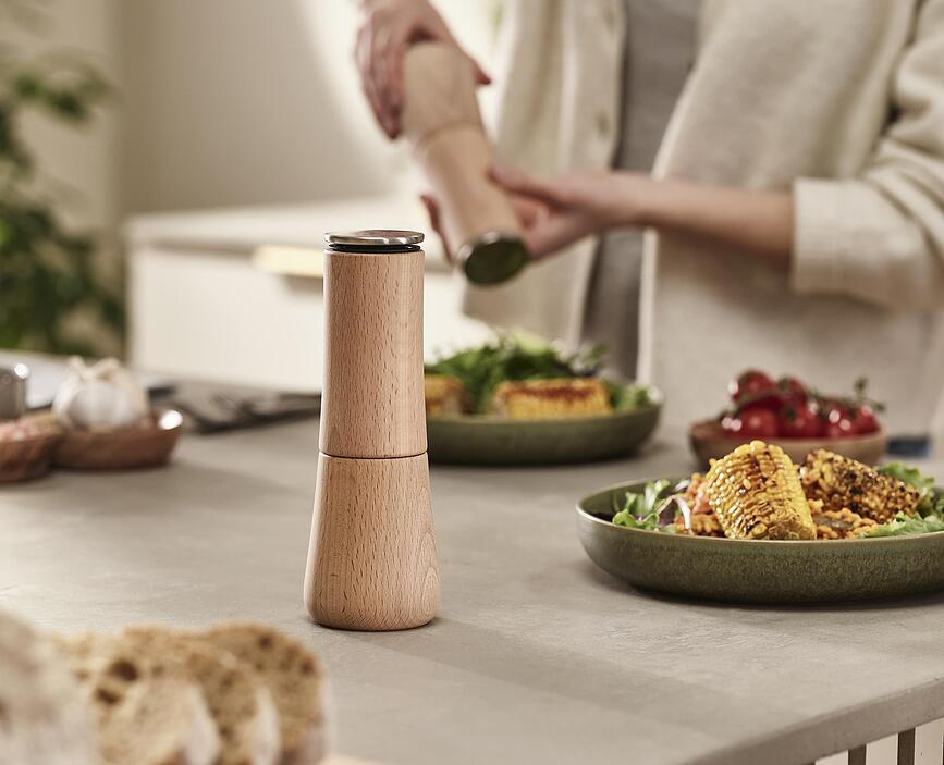 Milltop Moulin à poivre, en bois