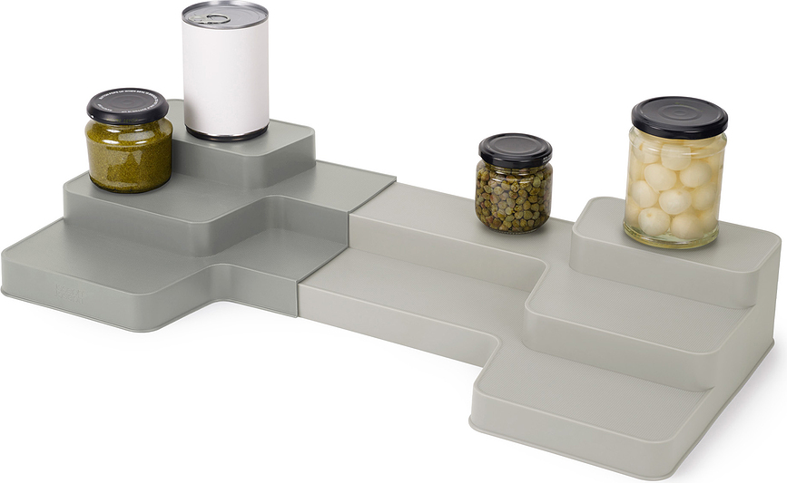 Organizador ajustable Duo, gris, para armario