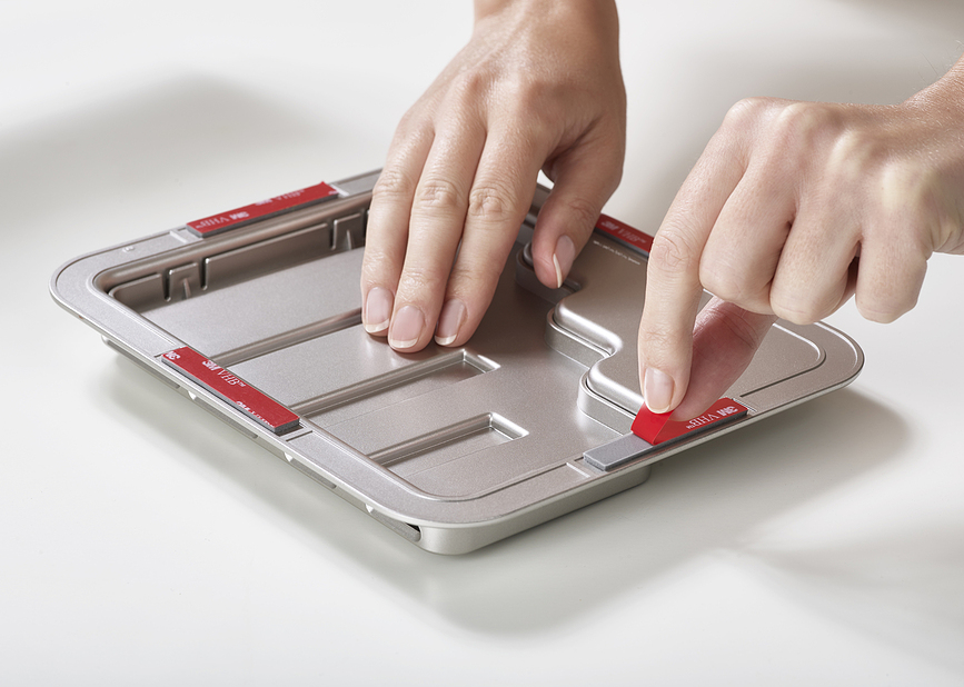 Organizador colgante Door Stone, con 4 cuchillos