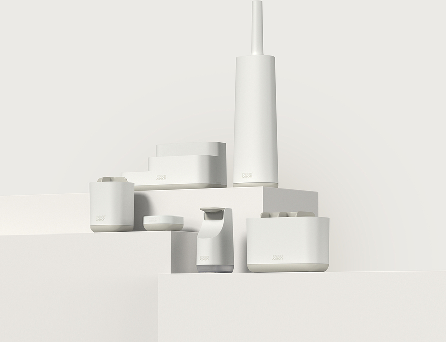 Organizador de Baño EasyStore, 24,9 cm, ecru