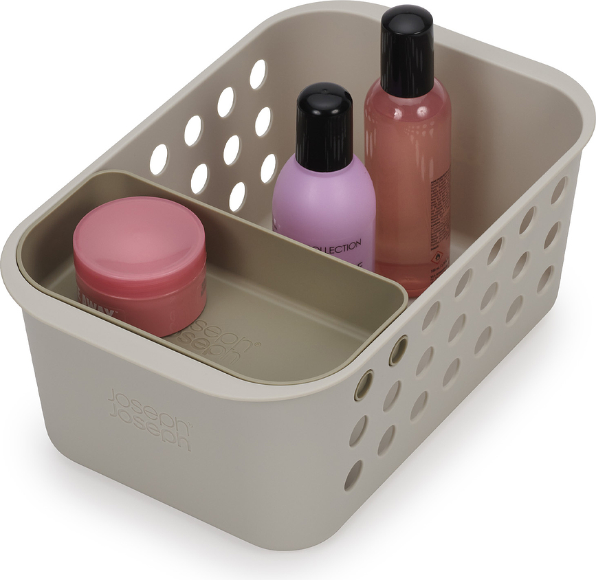 Organizador de baño EasyStore, L, color ecru