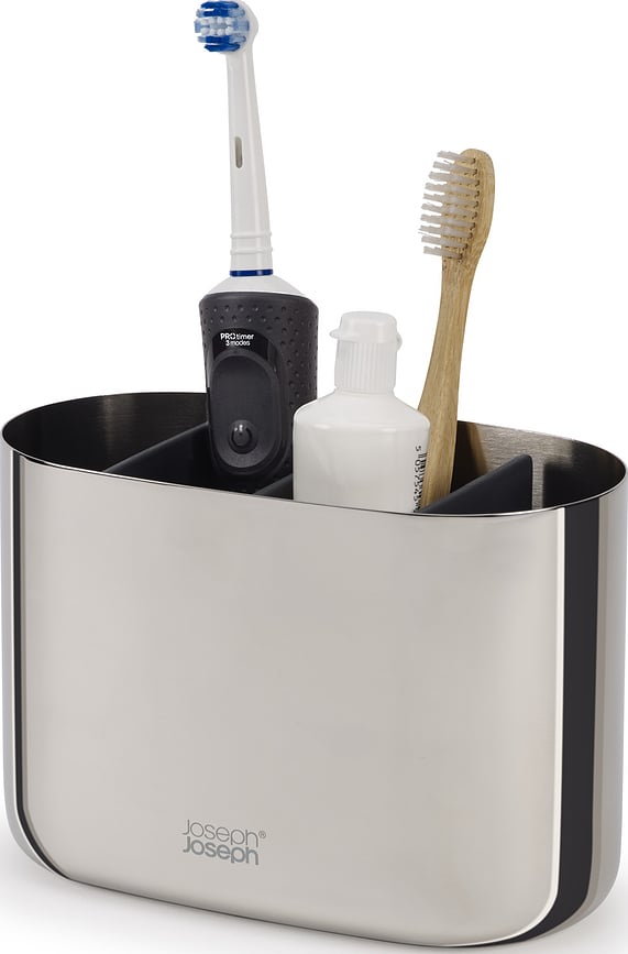 Organizador de Cepillos de Dientes de acero, EasyStore Luxe