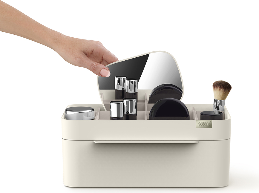 Organizador de Cosméticos Viva L, con espejo