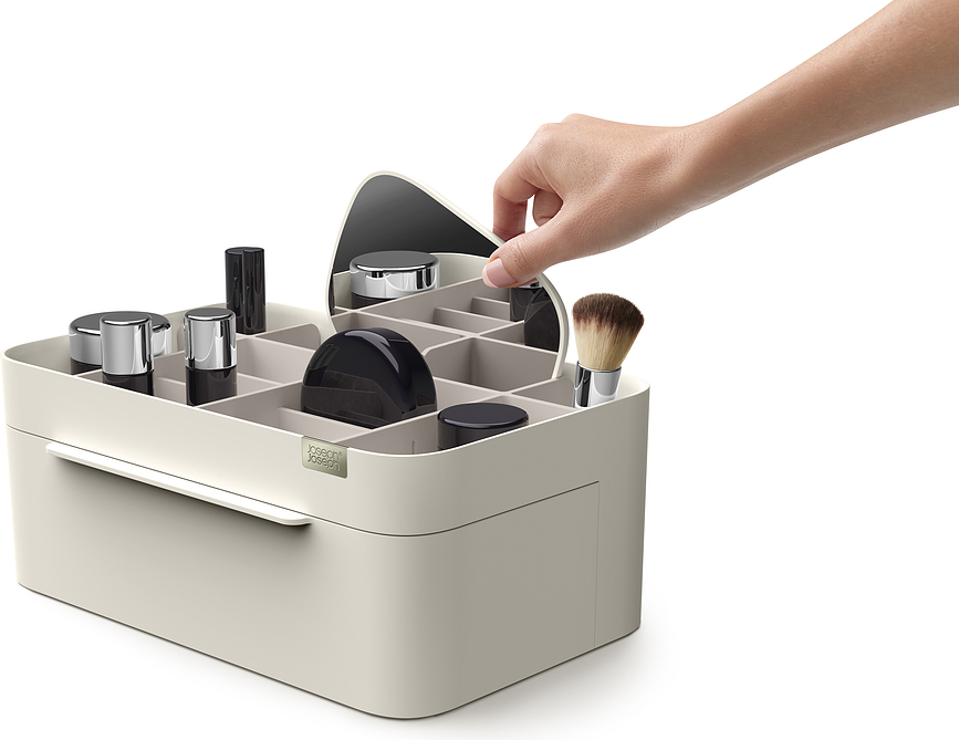 Organizador de Cosméticos Viva L, con espejo