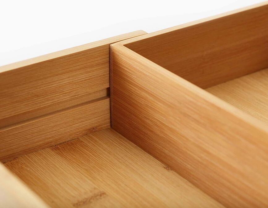 Organizador para Cajones de bambú DrawerStore, extensible