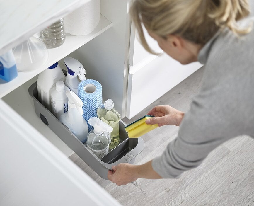 Organizador para productos de limpieza CupboardStore, con ruedas