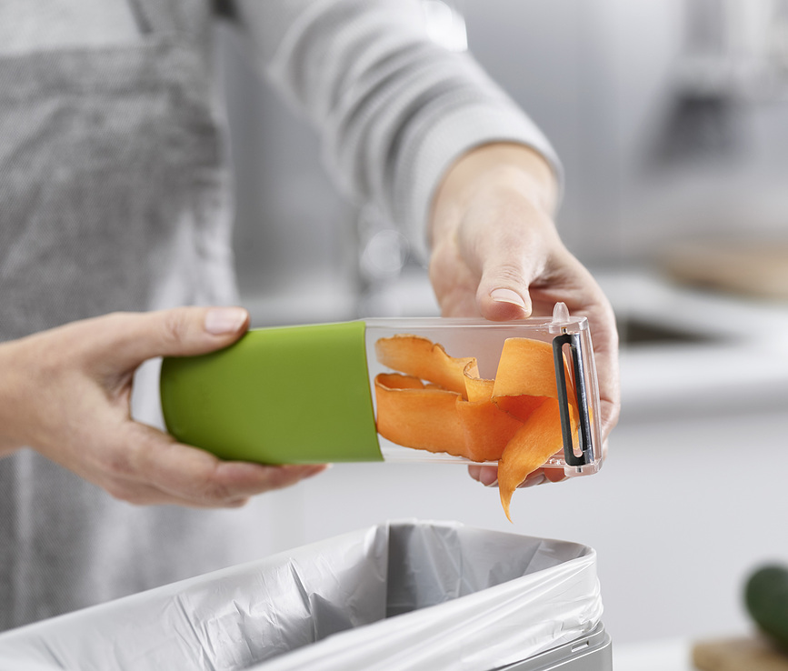 Peel Store Éplucheur à Légumes avec réservoir