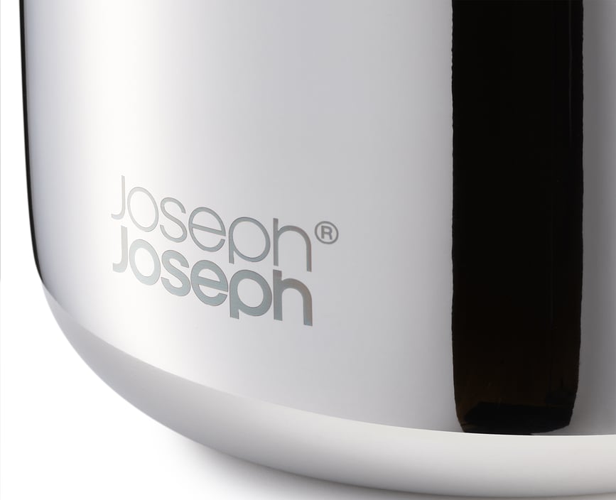 Portacepillos de acero EasyStore Luxe