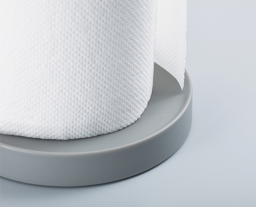 Portarrollos de cocina Duo, gris