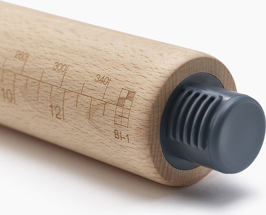 PrecisionPin Rouleau à Pâtisserie réglable, bleu