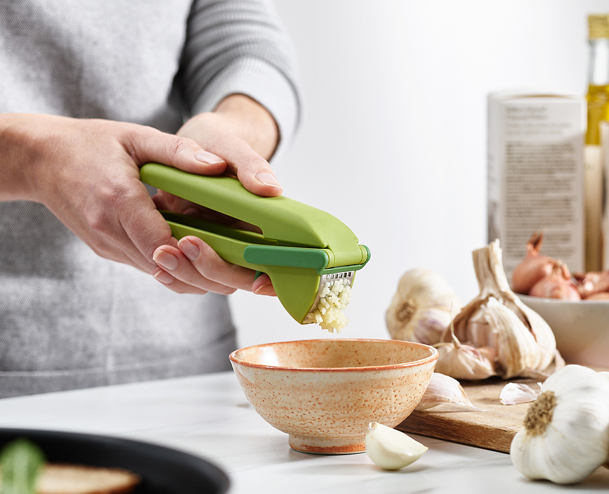 Prensa de ajos Duo, verde