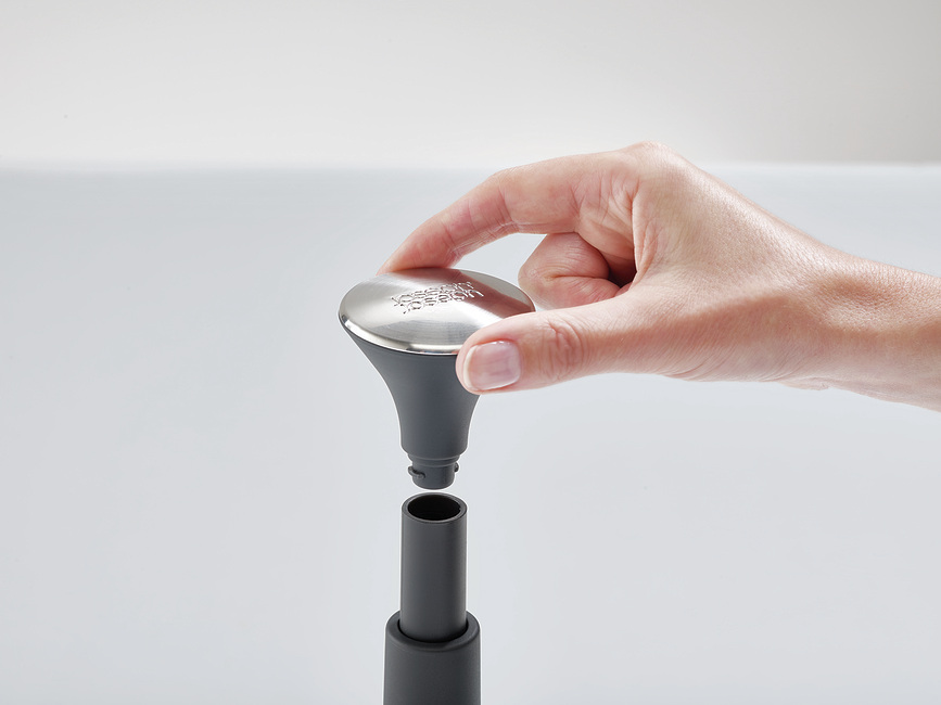 Push&Tear Porte-Essuie-Tout, gris clair