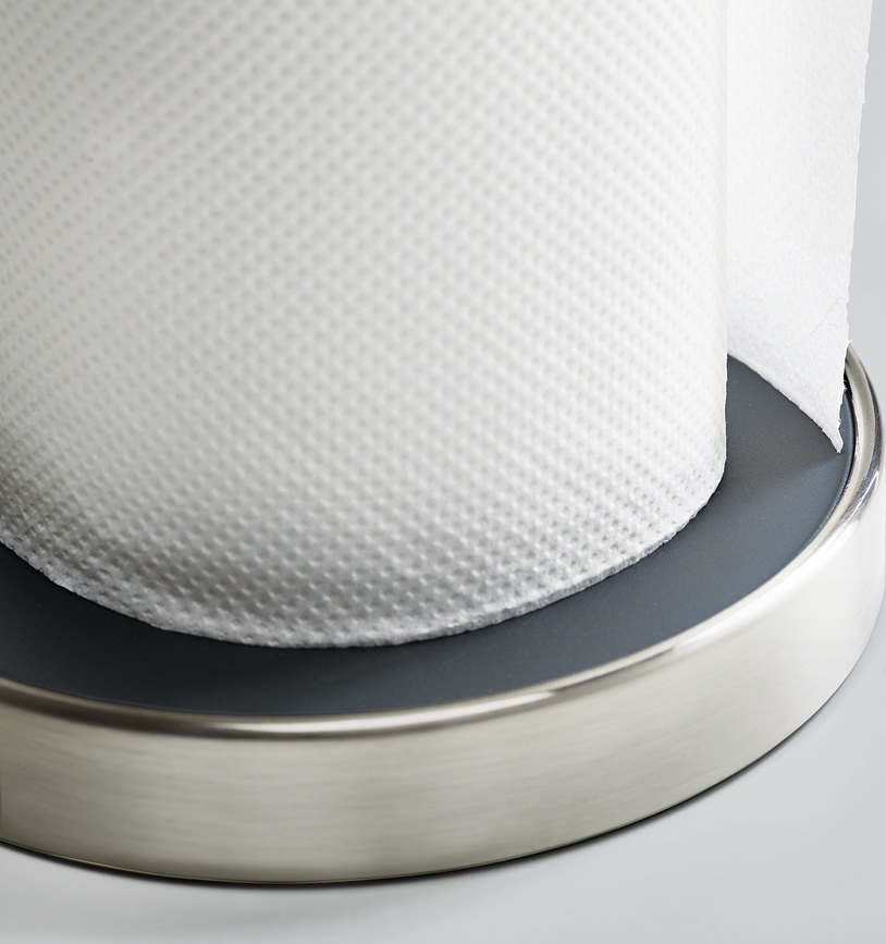 Push&Tear Porte-Essuie-Tout, gris clair