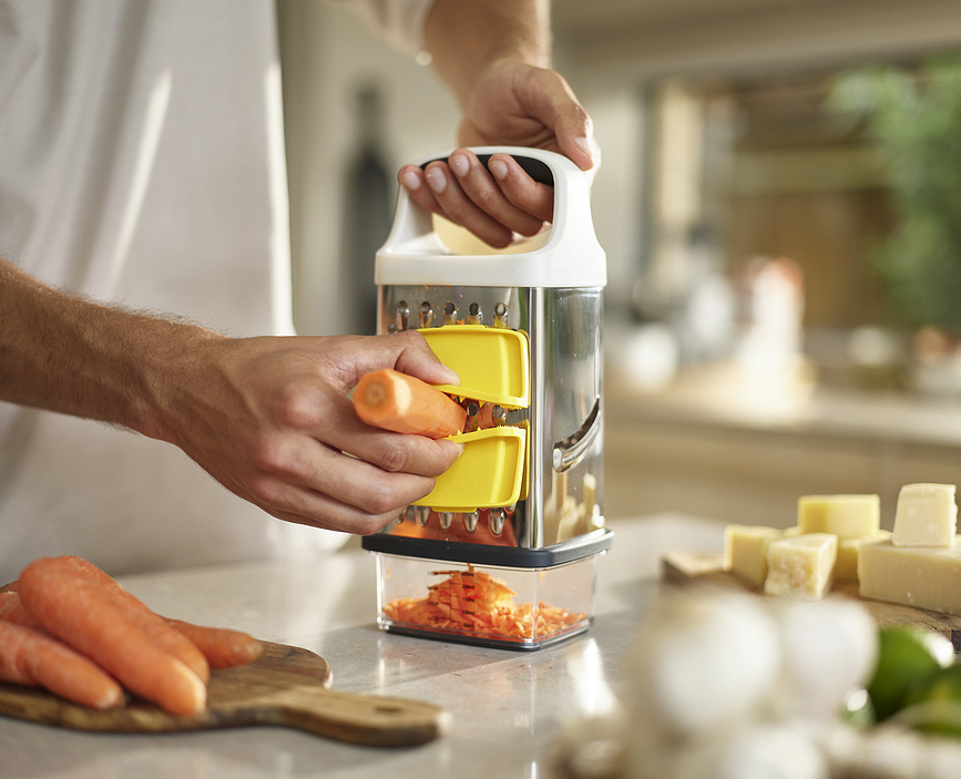 Rallador Multi Grip, con recipiente