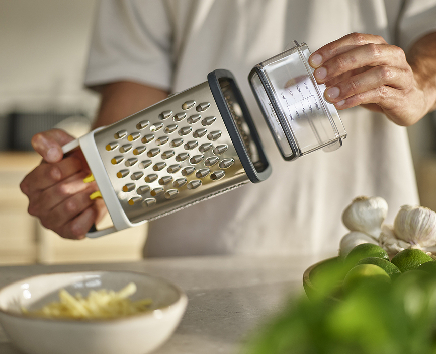 Rallador Multi Grip, con recipiente