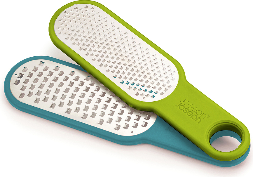 Ralladores Duo, azul y verde, Pack de 2 unidades