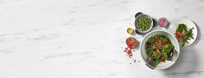 Recipiente doble Double-Dish, para aperitivos