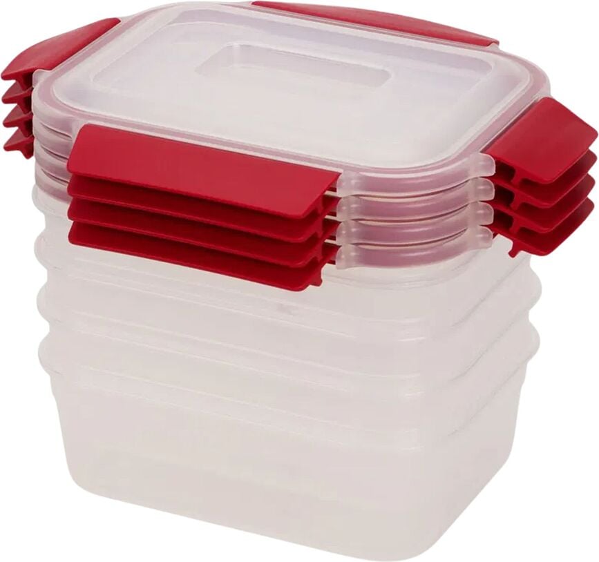 Récipients de conservation NestLock rectangulaires 1,1 l, lot de 4