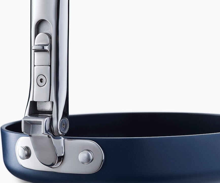 Sartén con mango plegable Space, 24 cm, azul