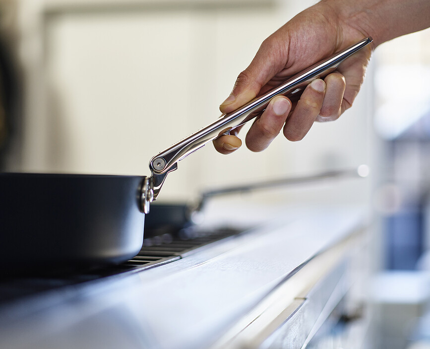 Sartén con mango plegable Space, 24 cm, azul