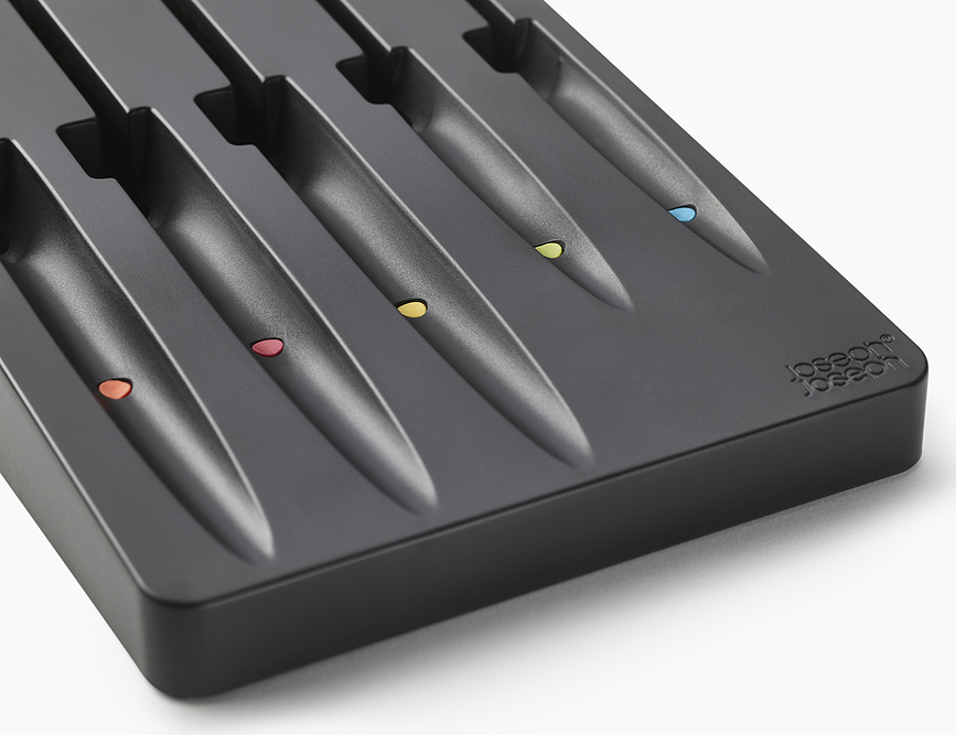 Set de Cuchillos de colores Elevate, con organizador, 6 piezas