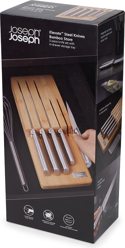 Set de Cuchillos Elevate, con organizador, Set de 6 piezas