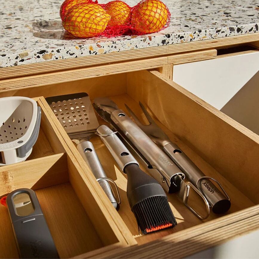 Set de utensilios para barbacoa GrillOut, 3 piezas