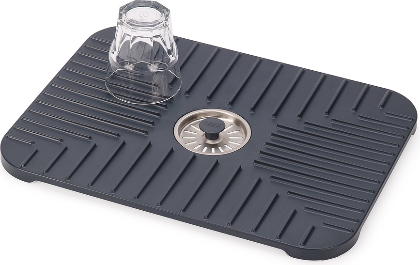 SinkShield Tapis de Protection Évier 40 x 30 cm, gris