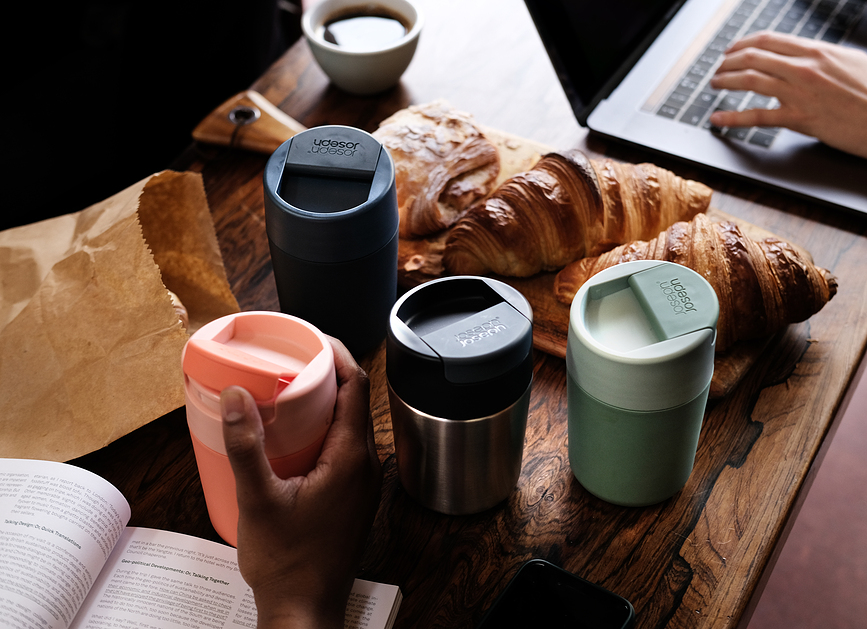 Sipp Mug de Voyage 340 ml, bleu