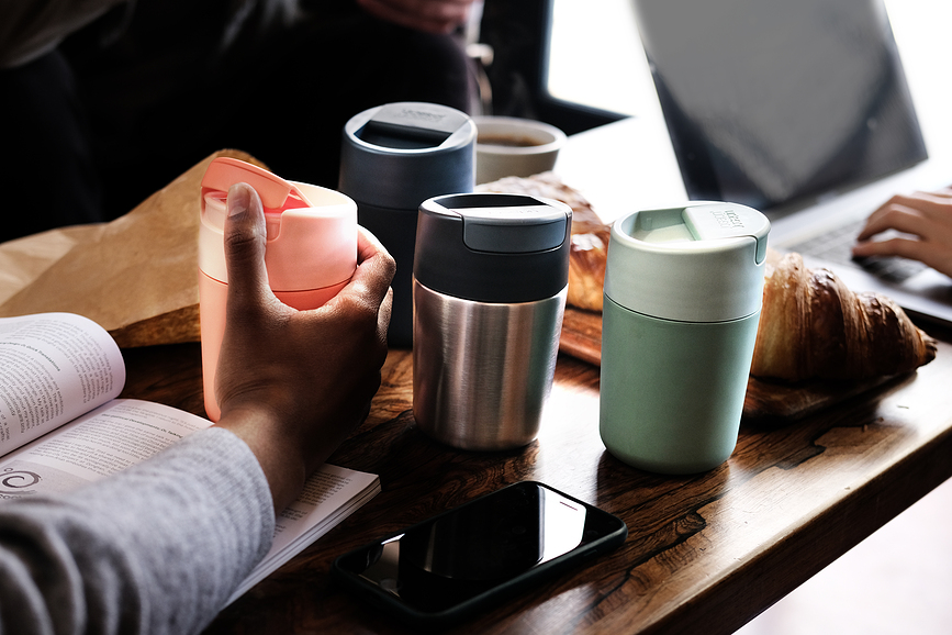 Sipp Mug de Voyage 340 ml, bleu