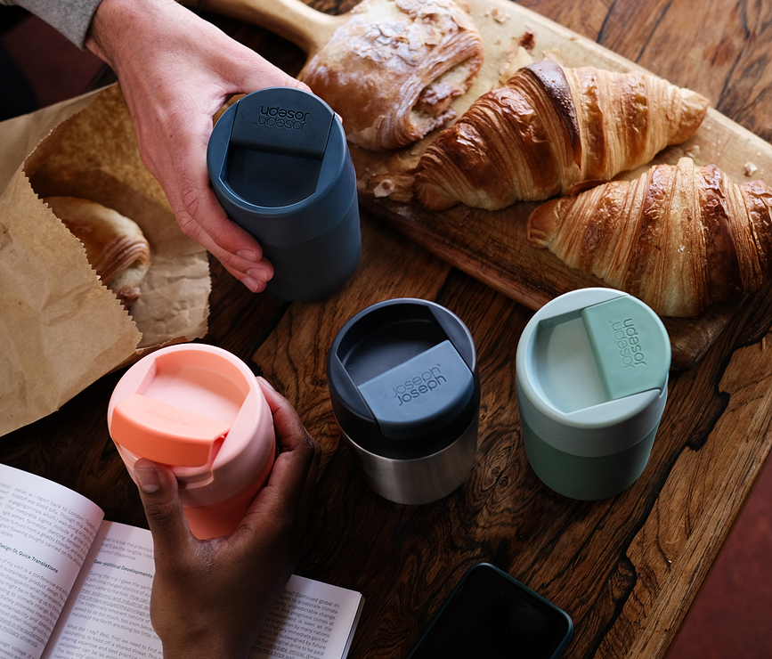 Sipp Mug de Voyage 340 ml, bleu