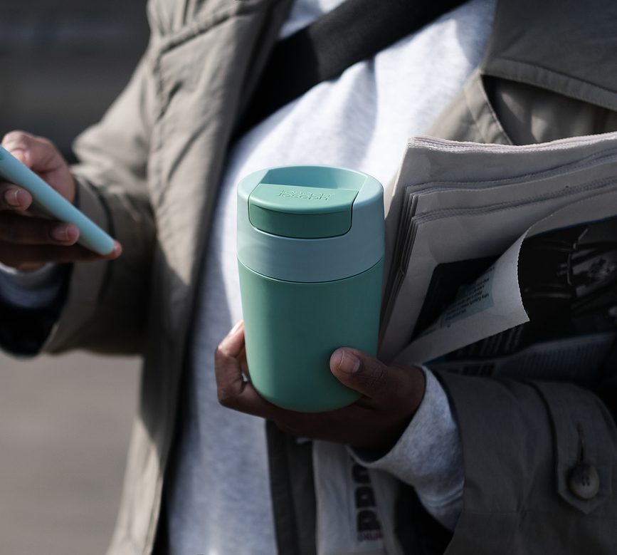 Sipp Mug de Voyage 340 ml, bleu