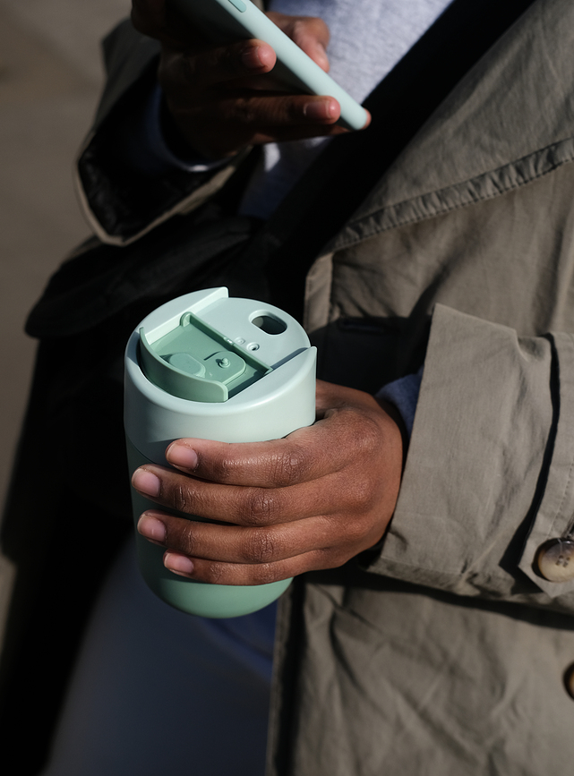 Sipp Mug de Voyage 340 ml, bleu