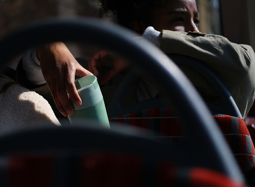 Sipp Mug de Voyage 340 ml, bleu