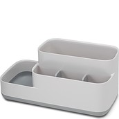 Slim Behälter für Badezimmerzubehör grau