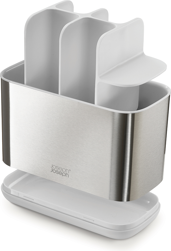 Soporte para cepillos de dientes de acero EasyStore, grande