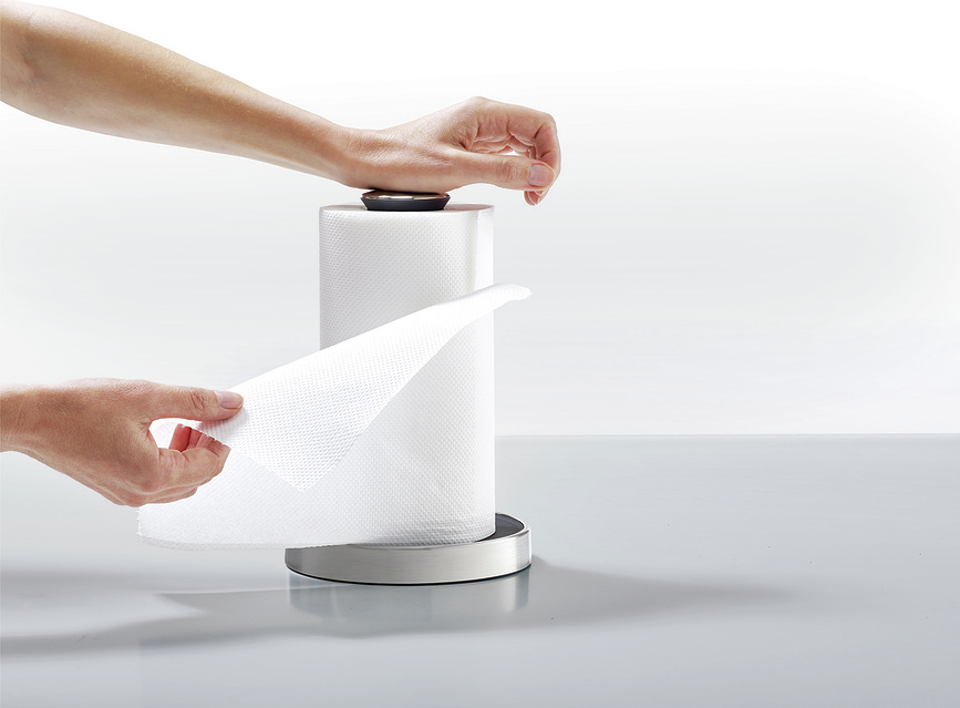 Portarrollos de cocina Push&Tear, grafito