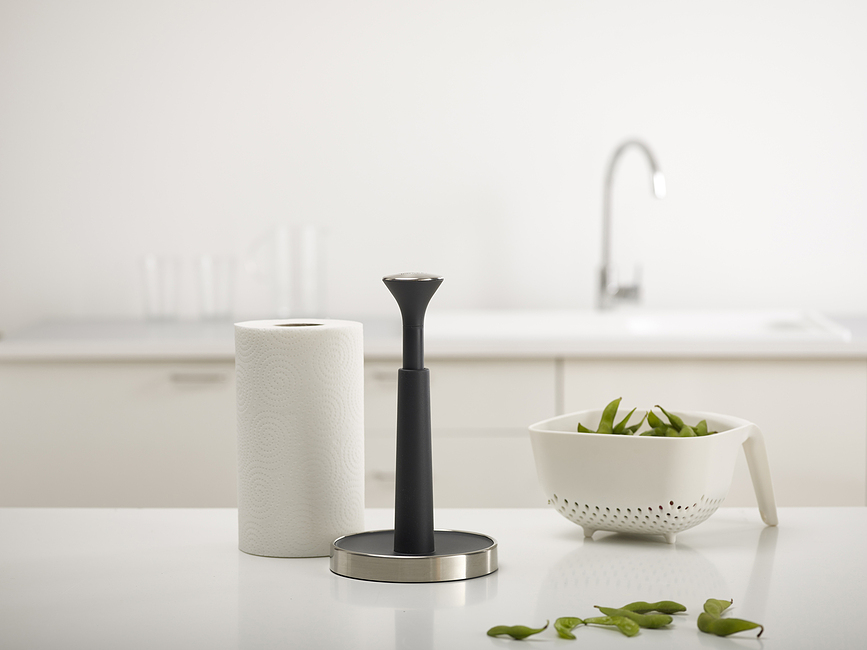 Portarrollos de cocina Push&Tear, grafito