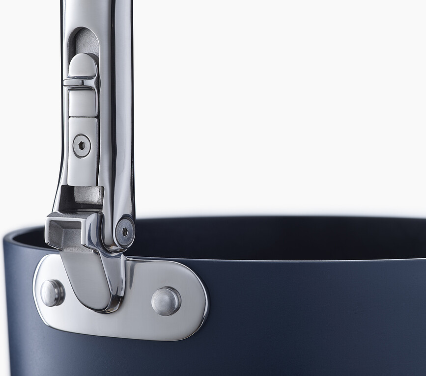 Space Batterie de Cuisine avec séparateurs de protection, bleue, Set 13 pièces