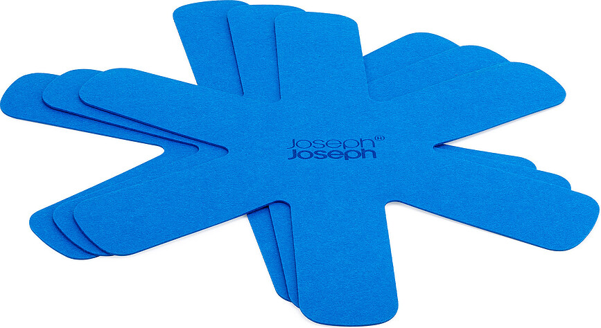 Space Séparateurs pour poêles et casseroles, bleus, Lot de 3