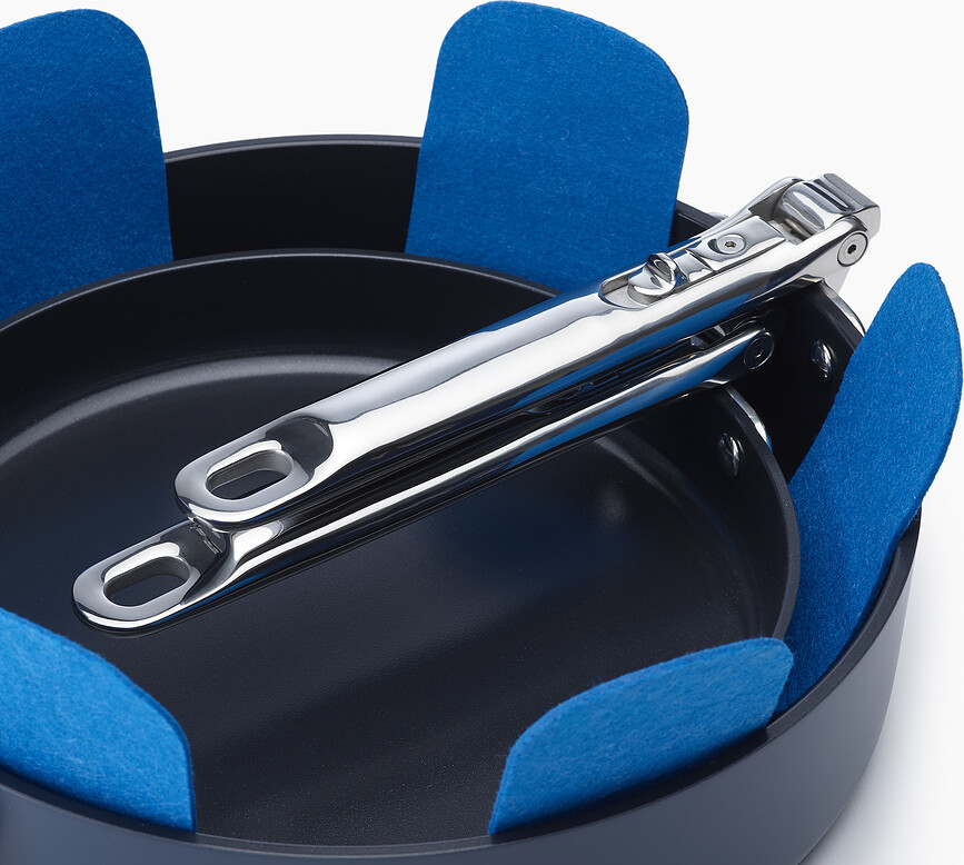 Space Séparateurs pour poêles et casseroles, bleus, Lot de 3