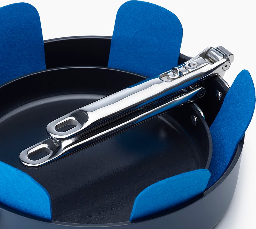 Space Set Lonaca i Tava plavi sa zaštitnim podlošcima Set od 13 dijelova