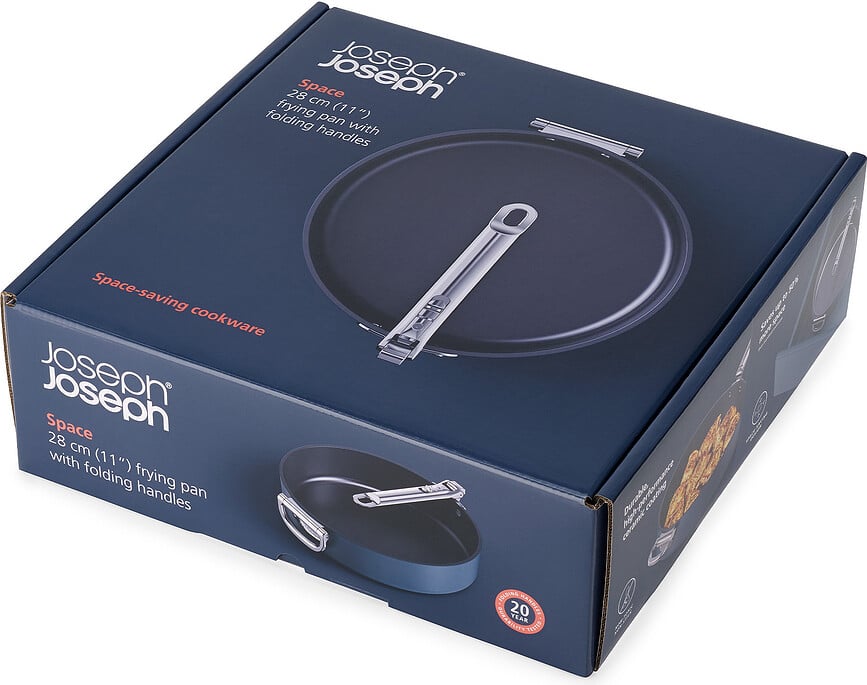 Space Tava sa sklopivim ručkama 30 cm plava