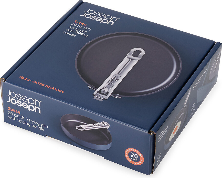 Space Tava sa sklopivom ručkom 24 cm plava