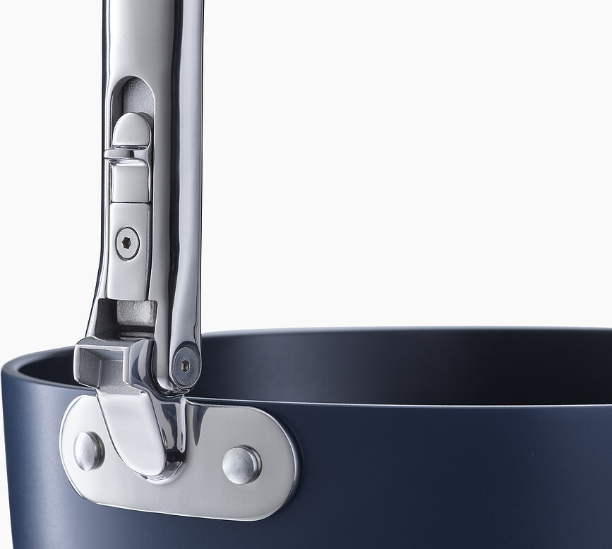 Space Τηγάνι με πτυσσόμενες λαβές, 30 cm, μπλε