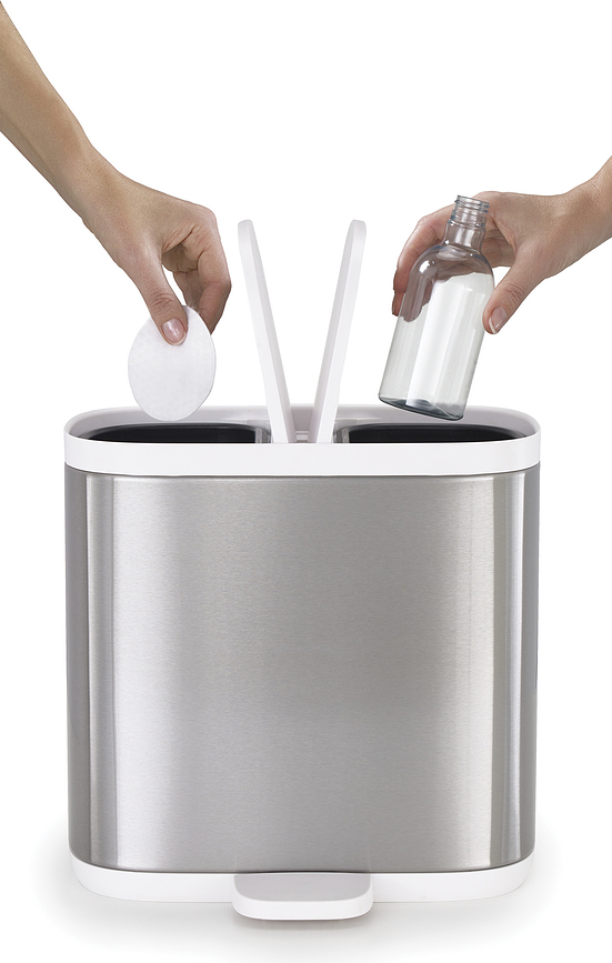 Split Poubelle de Salle de Bain, de tri sélectif