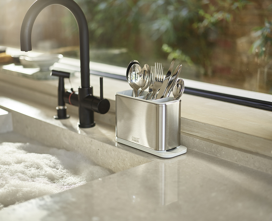 Surface Odkapnik za jedilni pribor, svetlo siv