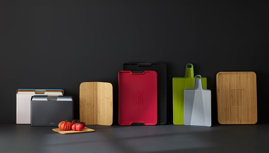 Tabla de Cortar Cut&Carve Plus, talla L, negra, con asas